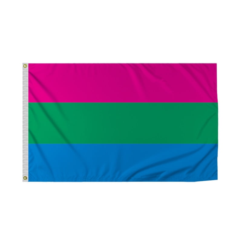 Promopatriot Large Polysexual Pride Flag 8x12 Ft Printed 200D Nylon ...