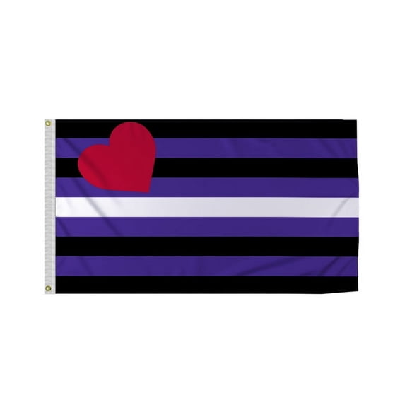 Promopatriot Leather Pride Flag 3x5 Ft Printed 200D Nylon Brass Grommets Stitched Edges Fade Proof Sharp Colors - Pride Lgbtq Flag 3x5 Fts