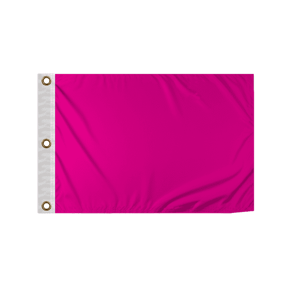 Promopatriot Magenta Golf Flags Mini with Grommets 14x20 inch - Printed Single Sided 200D Nylon