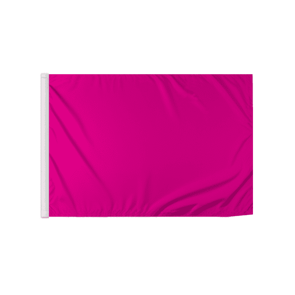 Promopatriot Magenta Golf Flags Mini with Tube Insert 14x20 inch- Heavy Duty 200D Nylon - 14 inch long x 7/8 inch dia Rotating No Furl Pvc Tube
