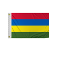 thumbnail image 1 of Promopatriot Mauritius 12x18 inch Boat Flag 200D Nylon Double Stitched Canvas Header Brass Grommets Fade Resistant & Vivid Color, 1 of 1