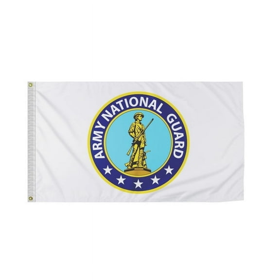 Promopatriot U.S. National Guard 4x6 ft Ceremonial Flag Durable Nylon Stitched Edges