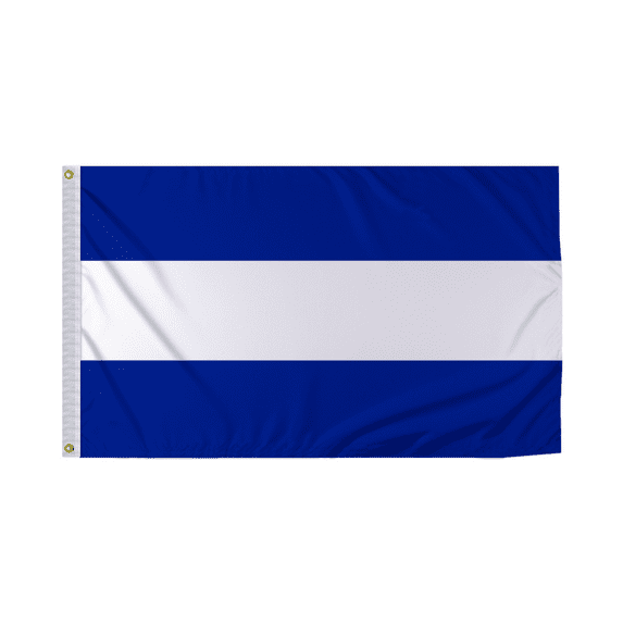 Promopatriot Nicaragua National Flag 3x5 ft Polyester Double Stitched Edges Polyester Header Metal Grommets Fade Resistant & Vivid Colors Indoor