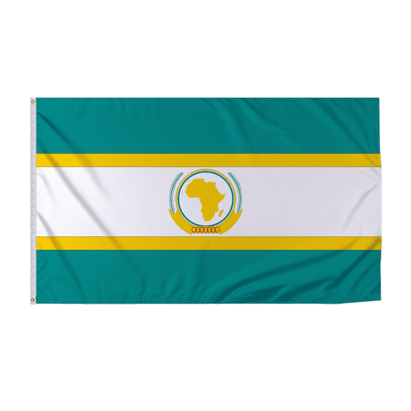 Promopatriot Organization Of African Unity Country Flag 6x10 Ft Outdoor Nylon Double Stitched Edges Canvas Header Brass Grommets Fade Resistant & Vivid Colors