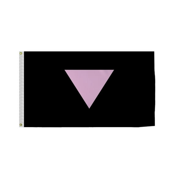 Promopatriot Pink Triangle Pride Boat Nautical Flag 12x18 Inch Printed 200D Nylon - Brass Grommets Fade Proof Vivid Colors