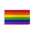 thumbnail image 1 of Promopatriot Rainbow Pride Flag 3x5 Ft Printed 200D Nylon Brass Grommets Stitched Edges Fade Proof Sharp Colors - Pride Lgbtq Flag 3x5 Fts, 1 of 1