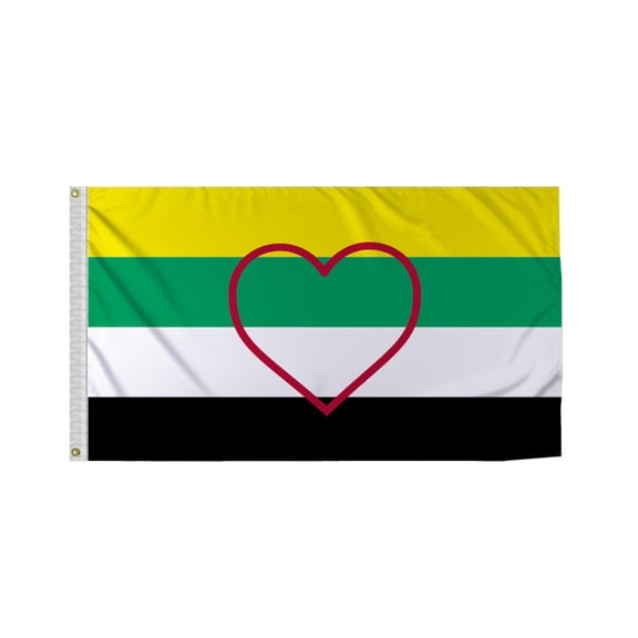Promopatriot Skoliosexual Pride Boat Nautical Flag 12x18 Inch Printed 200D Nylon - Brass Grommets Fade Proof Vivid Colors