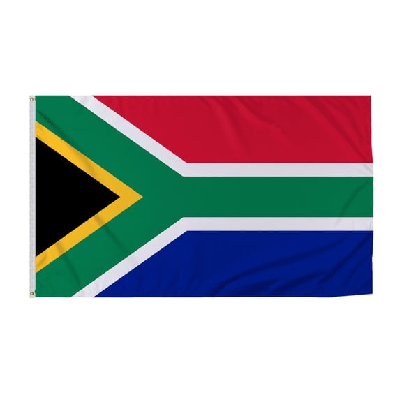 Promopatriot South Africa Country Flag 8x12 ft - 200D Nylon - Rope Thimble & 1 Brass Grommet - Fade Proof Outdoor Long Lasting All Weather Flag