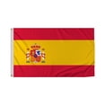thumbnail image 1 of Promopatriot Spain with Seal Country Flag 4x6 Ft Outdoor Nylon Double Stitched Edges Canvas Header Brass Grommets Fade Resistant & Vivid Colors, 1 of 1