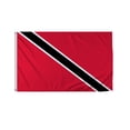thumbnail image 1 of Promopatriot Trinidad Tobago Country Flag 5x8 Ft Outdoor Nylon Double Stitched Edges Canvas Header Brass Grommets Fade Resistant & Vivid Colors, 1 of 1