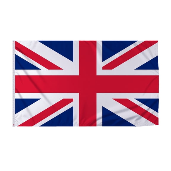 Promopatriot United Kingdom/Union Jack Country Flag 8x12 ft - 200D Nylon Rope Thimble & 1 Brass Grommet - Fade Proof Outdoor Long Lasting All Weather Flag