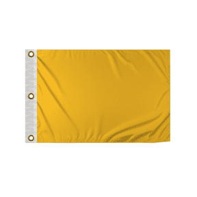 Promopatriot Yellow Gold Golf Flags Mini with Grommets 14x20 inch - Printed Single Sided 200D Nylon