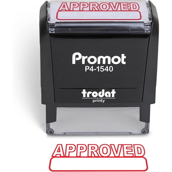 Promot Approved - Self Inking Rubber Stamp - Ink Stamps