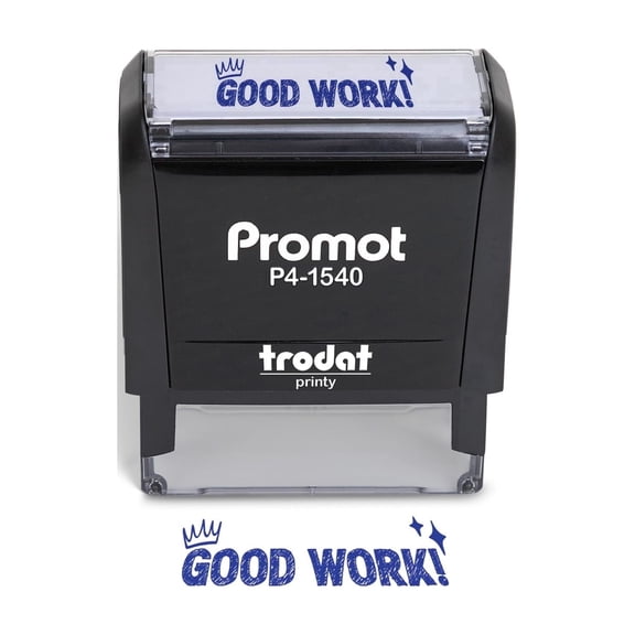 Promot Good Work Self Inking Stampers for Kids - Teacher Stamps for Classroom