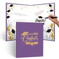 thumbnail image 1 of Promot Graduation Guest Book Card, Class of 2026, Purple, 1 of 6