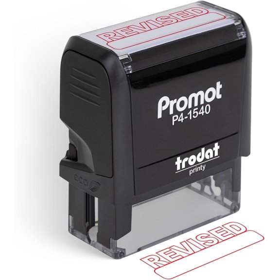 Promot Revised - Self Inking Rubber Stamp - Ink Stamps