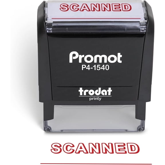 Promot Scanned Stamp - Self Inking Rubber Stamp
