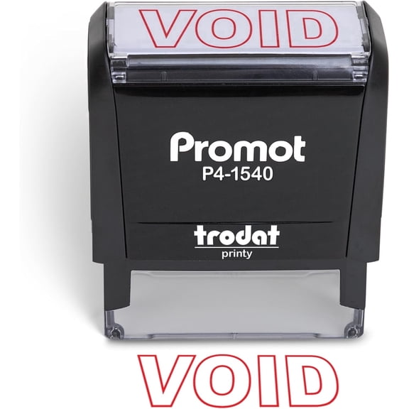 Promot Void - Self Inking Rubber Stamp - Ink Stamps