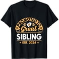 thumbnail image 1 of Promote To Sibling 2024 Family Matching T-Shirt, 1 of 3