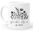 thumbnail image 1 of Promoted To Grandma Again 2023 Mug, Grandma Again Est 2023, Grandma Again Coffee Mug, Youre Going To Be A Grandma Again, Pregnancy Announcement For Grandma Again, Grandma Again Announcement Gifts, 1 of 6