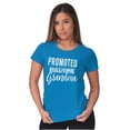thumbnail image 1 of Promoted Grandma Announcement Cute Womens Fitted Plus Size Graphic Tee Brisco Brands 2X, 1 of 5