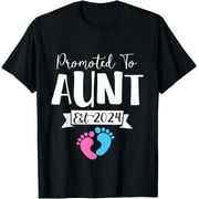 Promoted To Aunt 2024 Baby T-Shirt