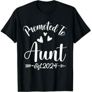 Promoted To Aunt Est 2024 T-Shirt