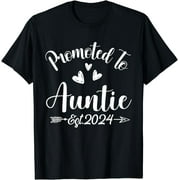 Promoted To Auntie Est 2024 T-Shirt