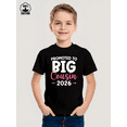 thumbnail image 1 of Promoted To Big Cousin 2026 Graphic Iron-On Print Tees, Suitable For Boys And Girls,Size 3Years-13Years, 1 of 6