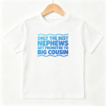 thumbnail image 1 of Promoted To Big Cousin Sibling Boys Graphic Tees Family Kids T-Shirt 100% Cotton Short Sleeve Tops Ages 4-13Y, 1 of 5