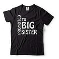 thumbnail image 1 of Promoted To Big Sister Tee Big Sister Announcement Shirt Sister Shirt Pregnancy Announcement Tee, 1 of 6