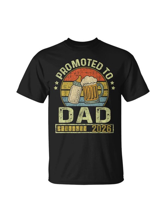 Promoted To Dad 2026 Expecting Baby Soon To Be Father TShirt