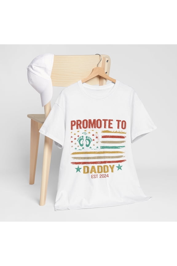 Promoted To Daddy 2024 First Time Fathers Day New Dad Gifts ID-0514-MQXV