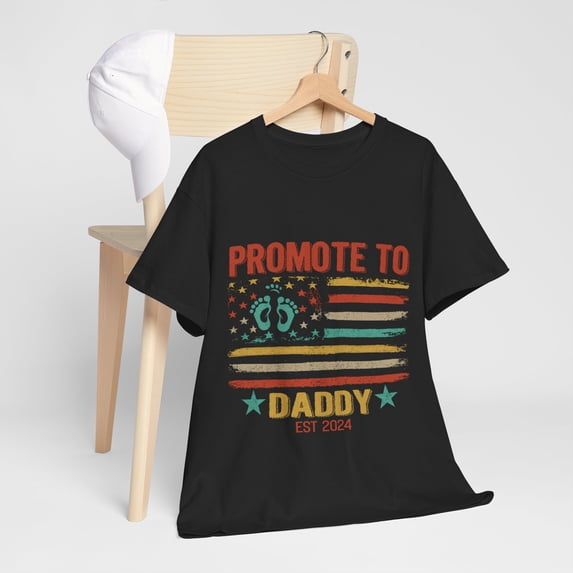 Promoted To Daddy 2024 First Time Fathers Day New Dad Gifts ID-0514-MQXV