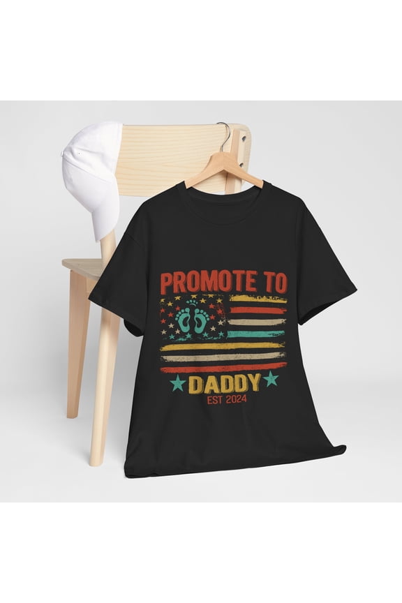 Promoted To Daddy 2024 First Time Fathers Day New Dad Gifts ID-0514-MQXV