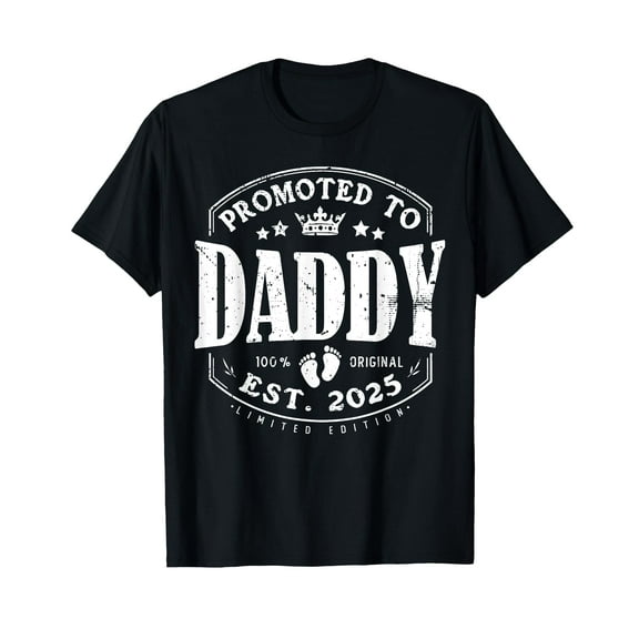 Promoted To Daddy 2025 Dad est 2025 Daddy to be 2025 New Dad T-Shirt