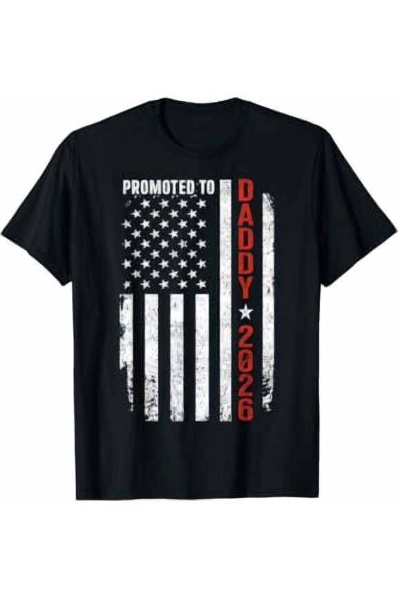 Promoted To Daddy 2026 T-Shirt