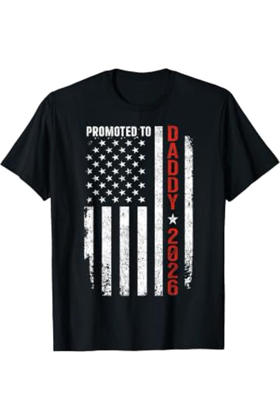 Promoted To Daddy 2026 T-Shirt