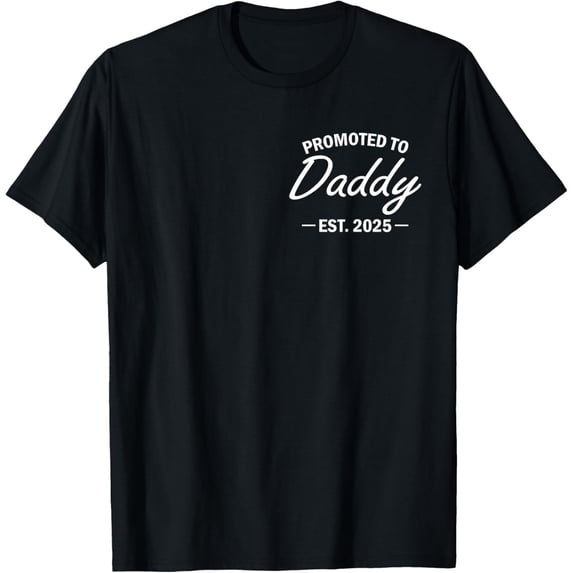 Promoted To Daddy Est Soon To Be New Dad T-Shirt