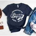 thumbnail image 1 of Promoted To Daddy T-shirt Announcement Shirt New Dad Gift Top Baby Reveal For Mom Apparel Clothing, 1 of 3