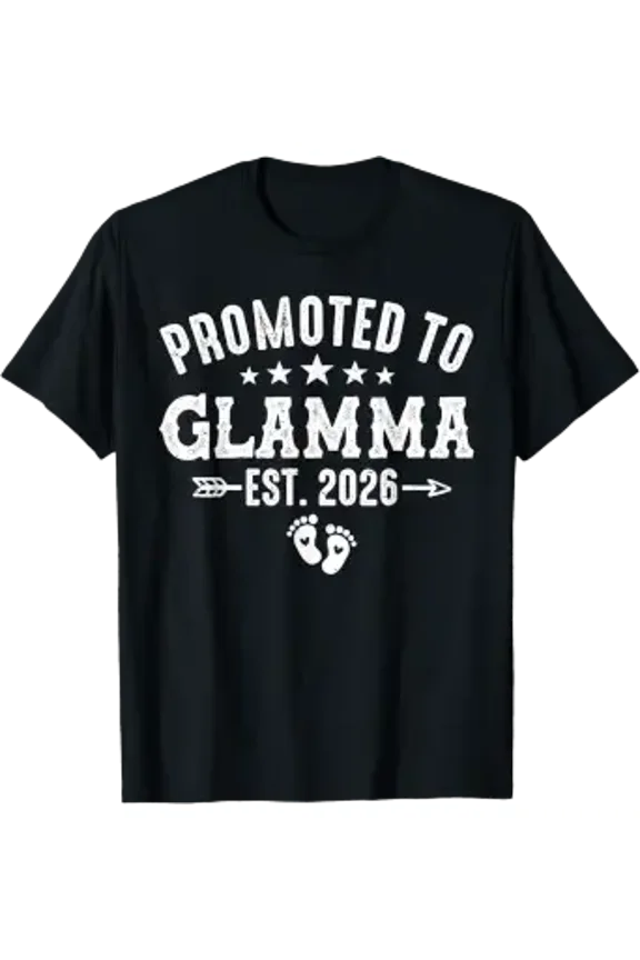 Promoted To Glamma Est 2026 First Time Glamma T-Shirt