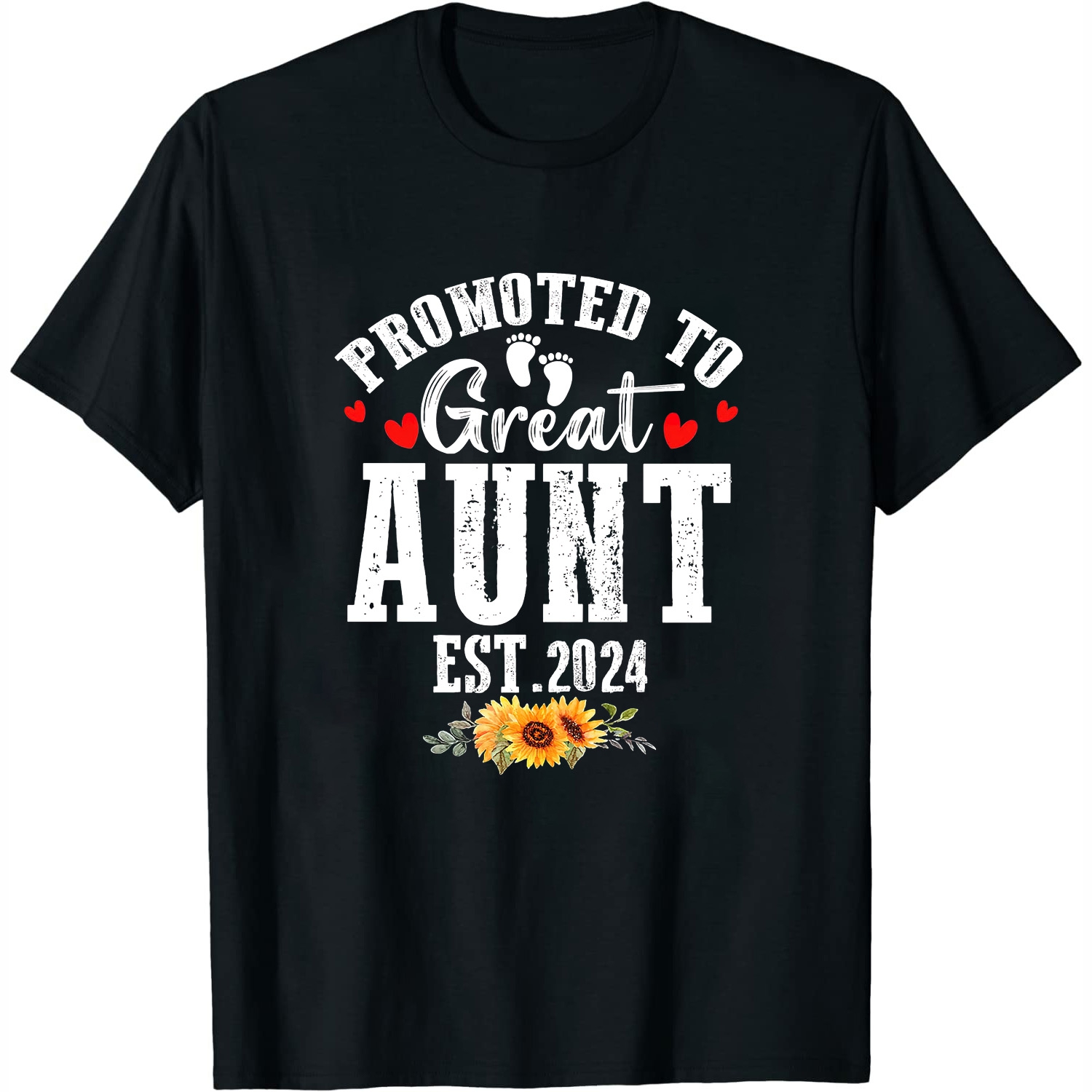 Promoted To Grand Aunt Est 2024 Happy Mother's Day 2024 Short Sleeve T