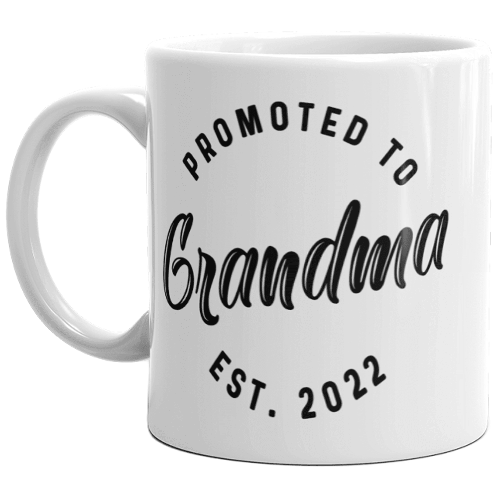 Promoted to Grandma 2022 White Ceramic Coffee Mug