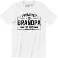 thumbnail image 1 of Promoted To Grandpa 2019 Best Grandfather Men's Papa Gift T-Shirt, 1 of 4