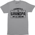 thumbnail image 1 of Promoted To Grandpa 2019 Best Grandfather Men's Papa Gift T-Shirt, 1 of 4