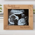 thumbnail image 1 of Promoted To Grandparents Personalized Wooden Frame-10" x 8" Brown Horizontal, 1 of 1