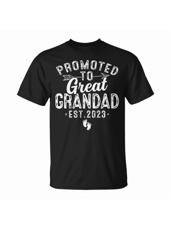 Promoted To Great Grandad Est 2023 Daddy Daddy UnisexT-shirt
