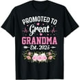 thumbnail image 1 of Promoted To Great Grandma Est 2025 First Time New Grandma T-Shirt, 1 of 4