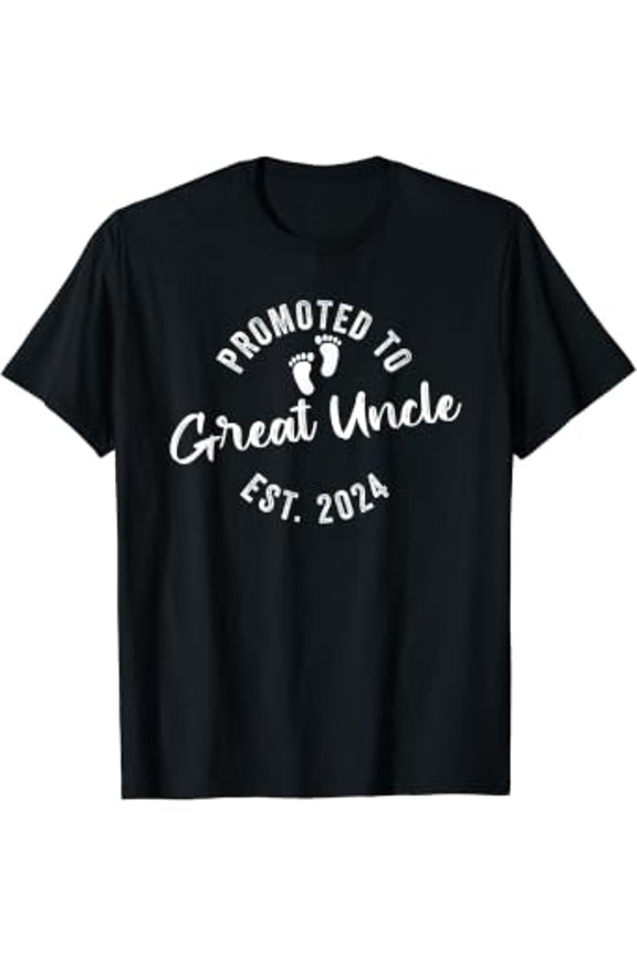Promoted To Great Uncle 2024 T-Shirt