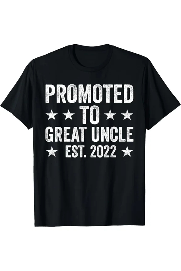 Promoted To Great Uncle Pregnancy Announcement Proud Family Unisex T-Shirt, up to size 5XL